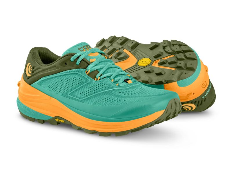 TOPO SHOES | ULTRAVENTURE 2-Turquoise/Gold - Click Image to Close