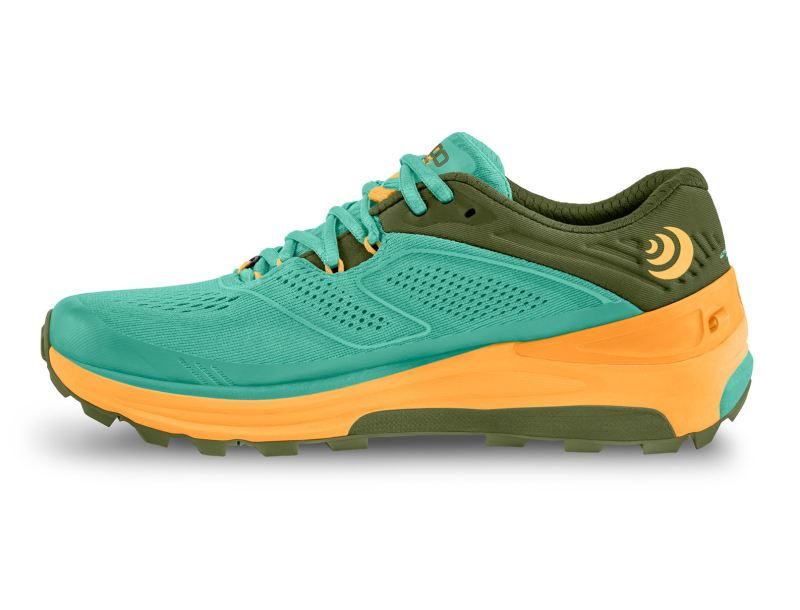 TOPO SHOES | ULTRAVENTURE 2-Turquoise/Gold - Click Image to Close