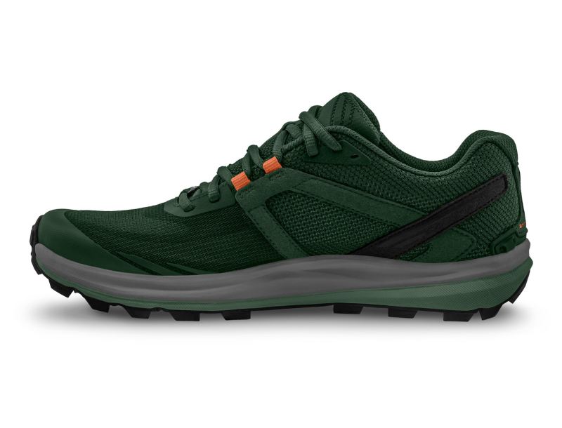 TOPO SHOES | TERRAVENTURE 3-Dark Green/Orange - Click Image to Close