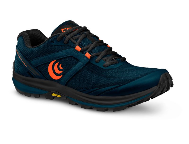 TOPO SHOES | TERRAVENTURE 3-Navy/Orange - Click Image to Close