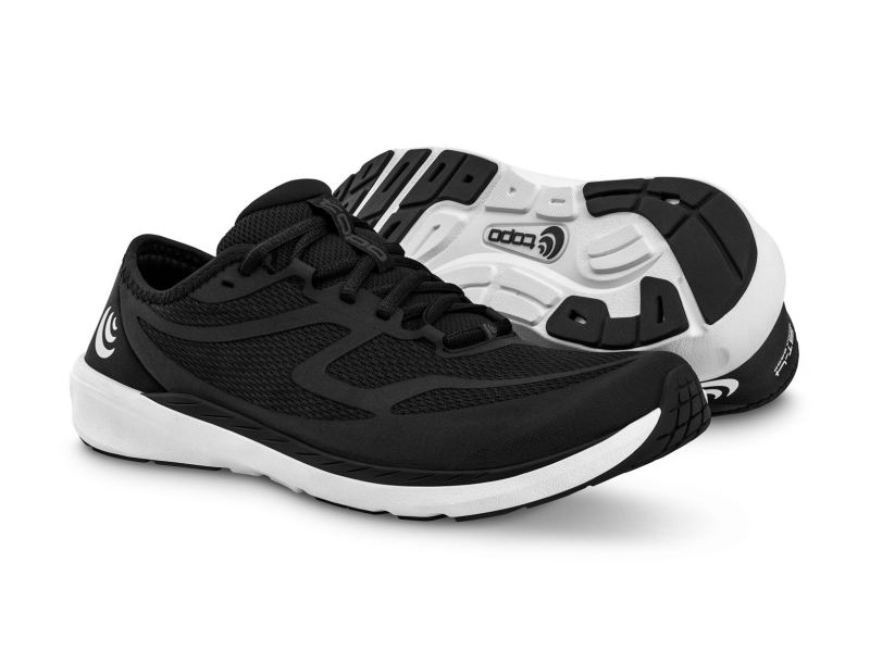 TOPO SHOES | ST-4-Black/White - Click Image to Close