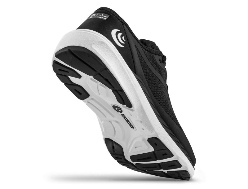 TOPO SHOES | ST-4-Black/White - Click Image to Close