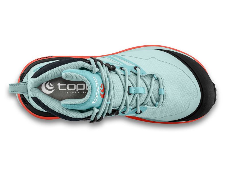 TOPO SHOES | TRAILVENTURE 2 WP-Ice/Coral - Click Image to Close