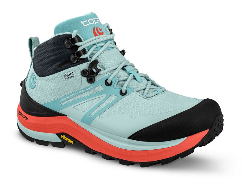 TOPO SHOES | TRAILVENTURE 2 WP-Ice/Coral - Click Image to Close