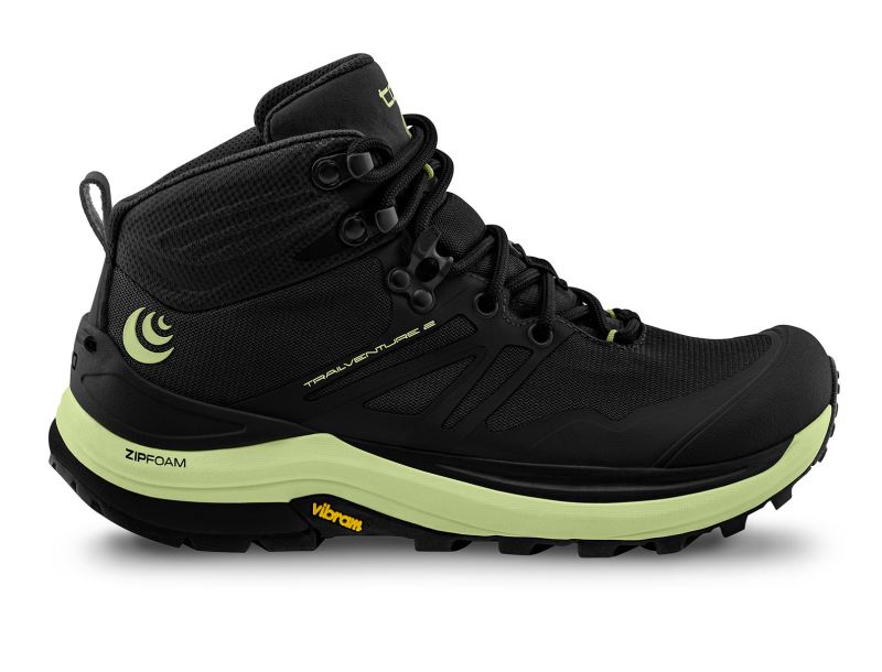 TOPO SHOES | TRAILVENTURE 2-Black/Mint - Click Image to Close