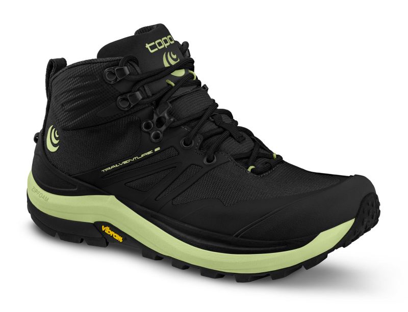 TOPO SHOES | TRAILVENTURE 2-Black/Mint