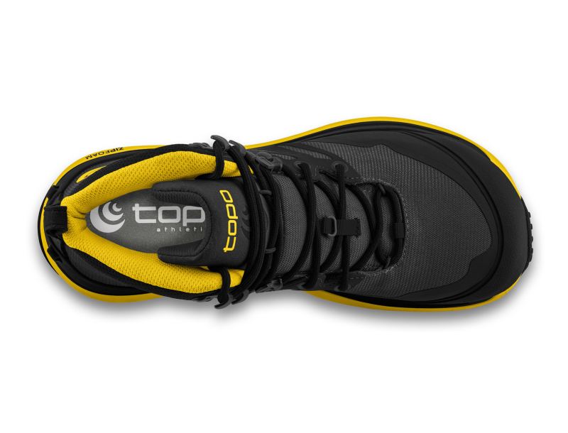 TOPO SHOES | TRAILVENTURE 2-Charcoal/Mustard