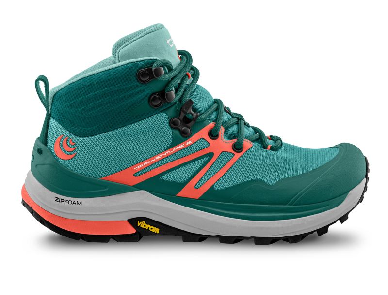 TOPO SHOES | TRAILVENTURE 2-Teal/Coral