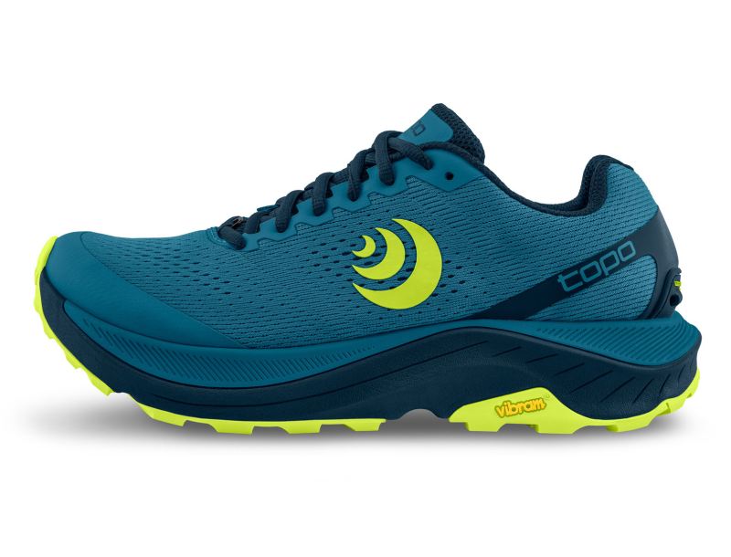 TOPO SHOES | ULTRAVENTURE 3-Blue/Lime - Click Image to Close