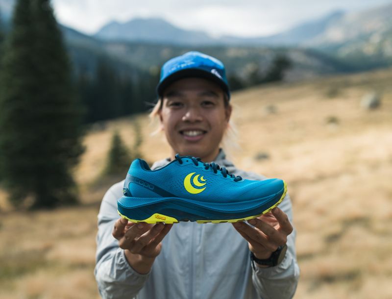 TOPO SHOES | ULTRAVENTURE 3-Blue/Lime