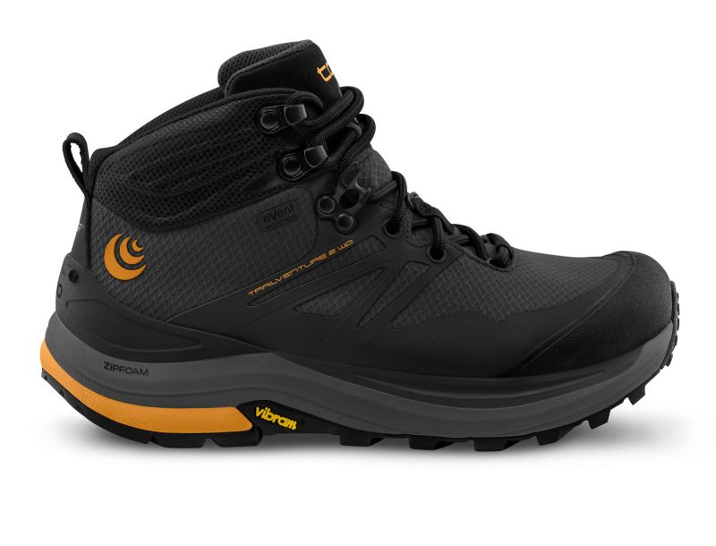 TOPO SHOES | TRAILVENTURE 2 WP-Charcoal/Orange