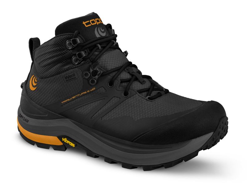 TOPO SHOES | TRAILVENTURE 2 WP-Charcoal/Orange