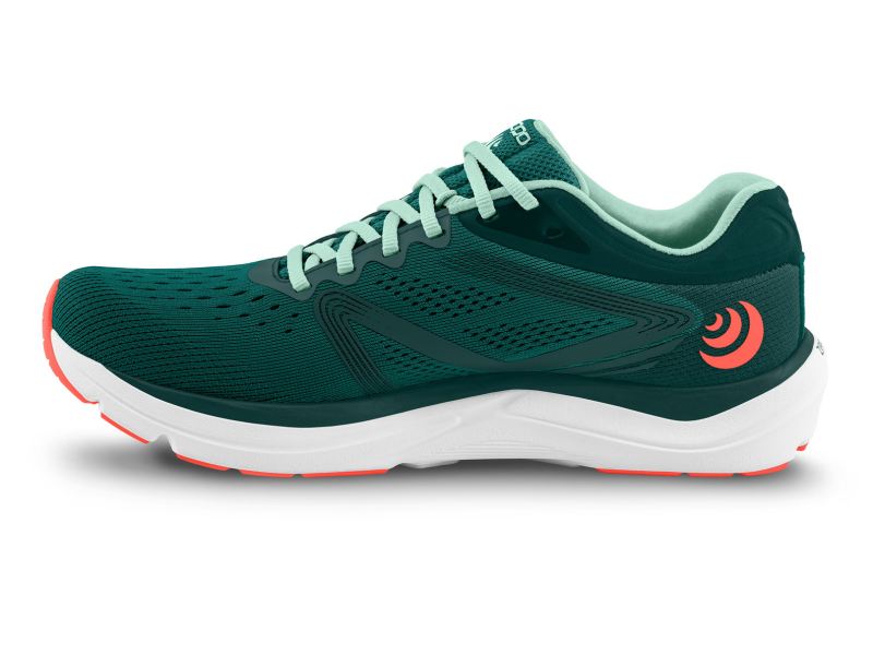 TOPO SHOES | MAGNIFLY 4-Emerald/Coral