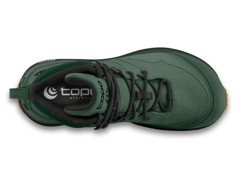 TOPO SHOES | TRAILVENTURE 2 WP-Dark Green/Clay - Click Image to Close