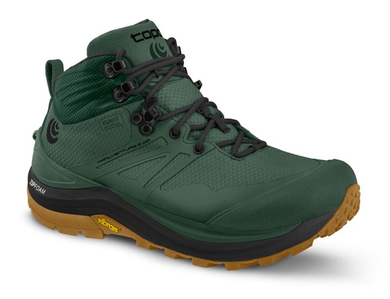 TOPO SHOES | TRAILVENTURE 2 WP-Dark Green/Clay - Click Image to Close