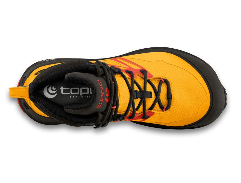 TOPO SHOES | TRAILVENTURE 2 WP-Mango/Black - Click Image to Close