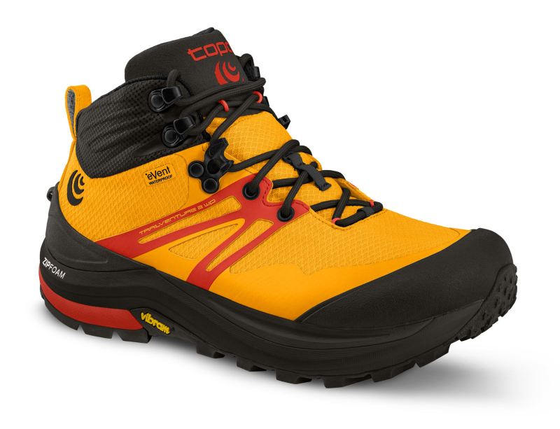 TOPO SHOES | TRAILVENTURE 2 WP-Mango/Black - Click Image to Close