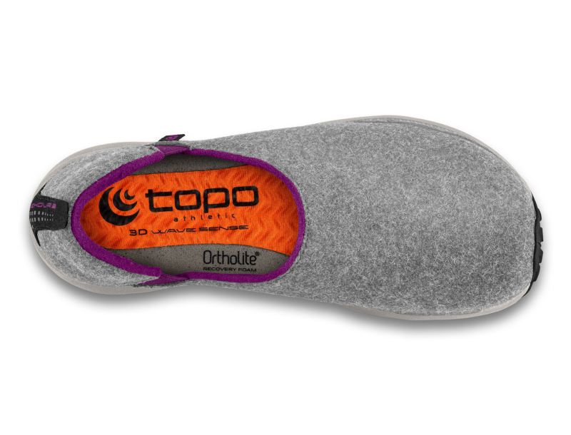 TOPO SHOES | REKOVR 2-Grey/Purple