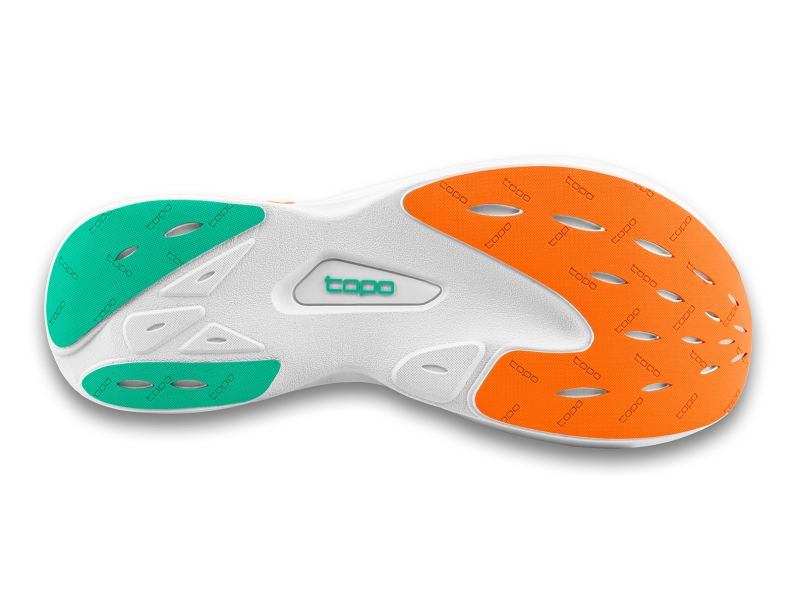 TOPO SHOES | SPECTER-Orange/Seafoam